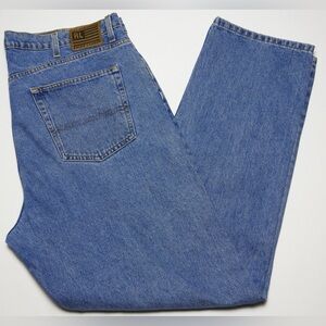 Vintage Polo Jeans Company Ralph Lauren relaxed fit Jeans 40/34 Med Wash Denim